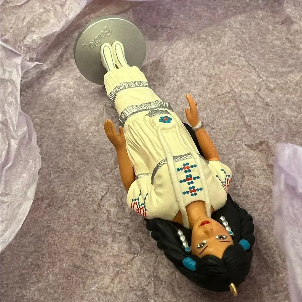 1996 Hallmark Keepsake Ornament - Native American Barbie - Dolls of the World